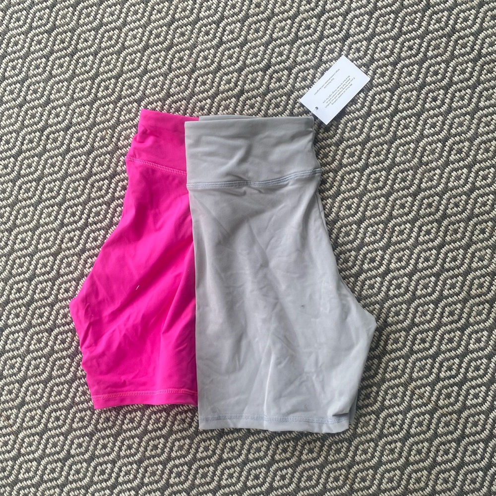 2 biker shorts